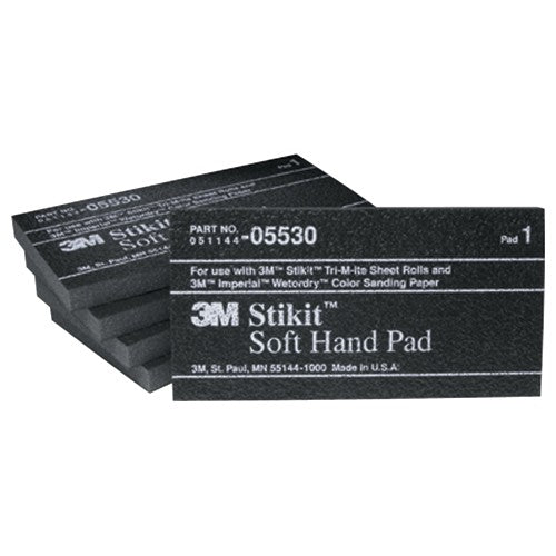 ‎3M Stikit Soft Hand Pad 05530 2-3/4″ × 5-1/2″ × 3/8″ - Americas Industrial Supply