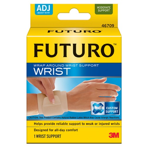 Adjustable Beige FUTURO™ Wrap Around Wrist Sup Alt Mfg # 20091 - Americas Industrial Supply