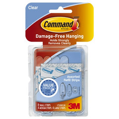 Command Clear Assorted Refill Strips 17200CLR-ES - Exact Industrial Supply