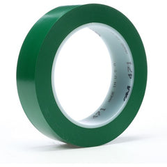 3M Vinyl Tape 471 Green 1/2″ × 36 yd 5.2 mil - Americas Industrial Supply