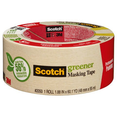 ‎Scotch General Purpose Masking Tape 2050-48MP 1.88″ × 60.1 yd (48mm × 55m) - Americas Industrial Supply