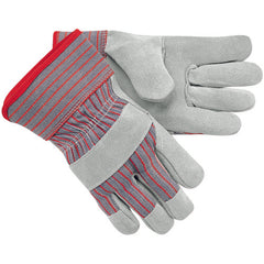Split Leather Palm Glove w/Rbrized Cuff