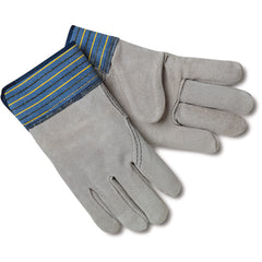 ‎Select Shoulder Leather Palm Gloves - Full Leather Back - 2-1/2″ Plasticized Safety Cuff - Size X-Large - Americas Industrial Supply