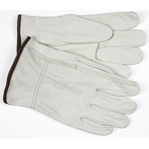 Full Leather/Straight Thumb 3203 Unlined Drivers Gloves - Size X - Large - Americas Industrial Supply