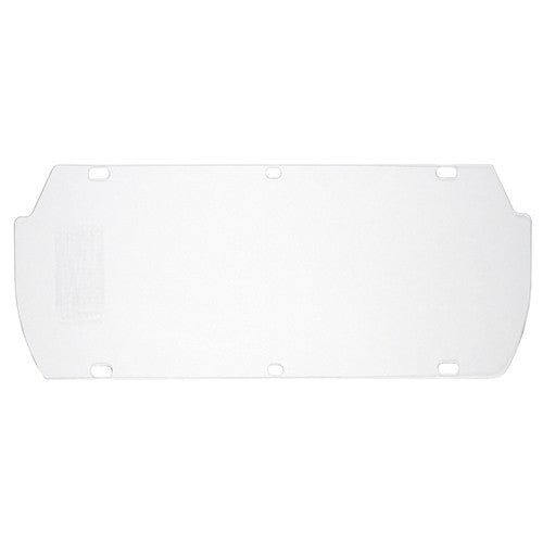 Double Matrix Faceshield - Clear Acetate 7 × 16 3/4″ / 0.040″ Thick - Americas Industrial Supply