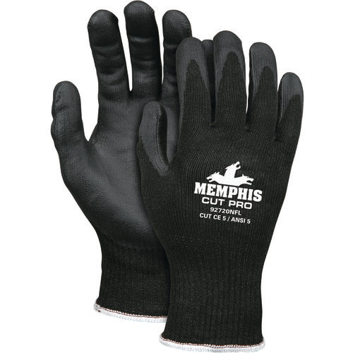 MCR Safety Cut Pro Glove - 10 Gauge HyperMax Shell - Nitrile Foam Coated Palm and Fingertips - Size X-Large - Americas Industrial Supply