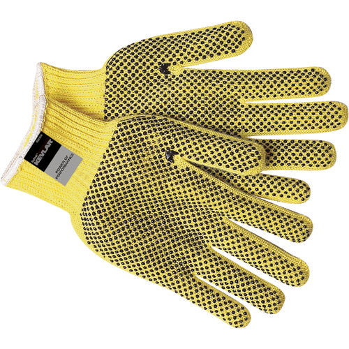 MCR Safety Cut Pro Glove - 7 Gauge Kevlar - Regular Weight - PVC Dots on 2 Sides - Size Large - Americas Industrial Supply