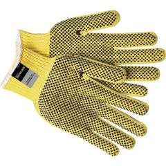 MCR Safety Cut Pro Glove - 7 Gauge Kevlar - Regular Weight - PVC Dots on 2 Sides - Size Large - Americas Industrial Supply