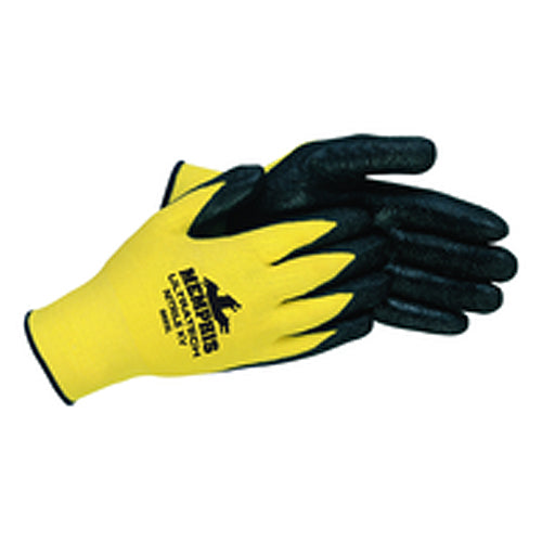 Nitrile KV Gloves - Black Nitrile Dip Palm/Fingers - Size Large - Americas Industrial Supply