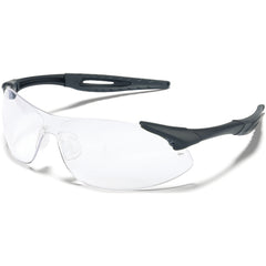 Safety Glasses - Clear Lens - Black Frame - IA1 Style - Americas Industrial Supply