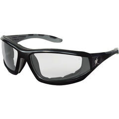 RP2 Black Frame w/Temples Clear Anti-Fog Lens - Safety Glasses - Americas Industrial Supply