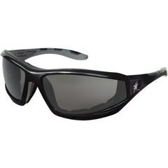 RP2 Black Frame w/Temples Gray Anti-Fog Lens - Safety Glasses - Americas Industrial Supply