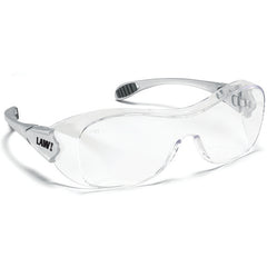 Safety Glasses - Clear Anti-Fog - Steel Color - OTG Style - Americas Industrial Supply
