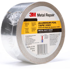 48 mm × 25 m 2.7 mil Foil Tape Silver Alt Mfg # 63938 - Americas Industrial Supply