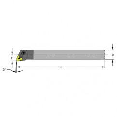 A16S MWLNR4 Steel Boring Bar w/Coolant - Americas Industrial Supply