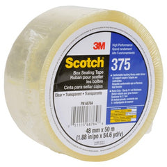 Scotch Box Sealing Tape 375 Clear 48 mm × 50 m - Americas Industrial Supply