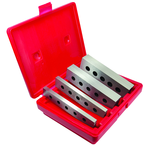 #CP31612 - 4 Piece Set - 3/16 & 1/2'' Thickness - 1/4'' Increments - 1 to 1-3/4'' - Parallel Set - Americas Industrial Supply