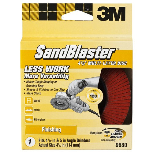 4.5 in 3M™ SandBlaster™ Multi-Lay Alt Mfg # 54766 - Americas Industrial Supply