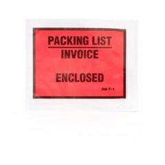 List PLE-F1 4-1/2" x 5-1/2" Packing List Envelope - Americas Industrial Supply