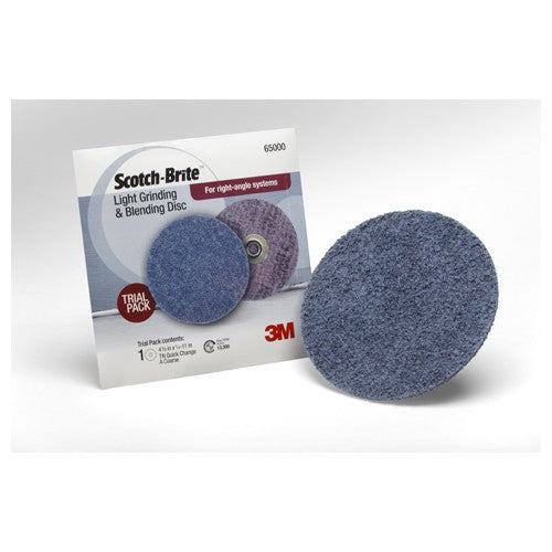 ‎Scotch-Brite Light Grinding and Blending Disc 65000 TN Quick Change 4-1/2″ x NH Super Duty A CRS Single Pack - Americas Industrial Supply