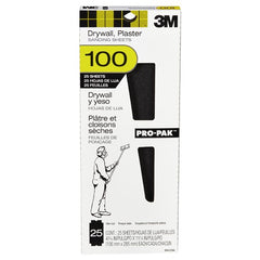 3M Drywall Sanding Sheet 99432NA 4 3/16″ × 11 1/4″ 100 grit - Americas Industrial Supply