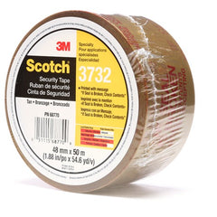Scotch Printed Message Box Sealing Tape 3732 Tan 48 mm × 50 m - Americas Industrial Supply