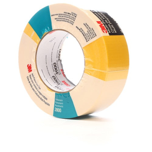 3M Multi-Purpose Duct Tape 3900 Yellow 48 mm × 54.8 m 8.1 mil Individually Wrapped - Americas Industrial Supply
