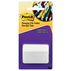 ‎Post-it Angled Durable Tabs 686A-50WH 2″ × 1.5″ (50 8 mm × 38 mm) White