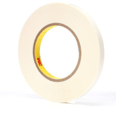 3M Double Coated Tape 9579 White 1/2″ × 36 yd 9 mil - Americas Industrial Supply