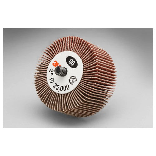 ‎3M Flap Wheel 244D Type 84 2″ × 1″ × 1/4-20 External 80 X-weight - Americas Industrial Supply
