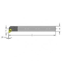 C06M-SDUCL2 3/8" SH; 6"OAL - Indexable Boring Bar - Americas Industrial Supply