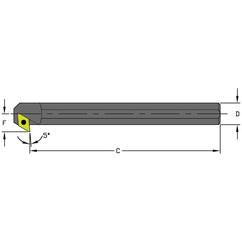 A08M SDXCL2 Steel Boring Bar w/Coolant - Americas Industrial Supply