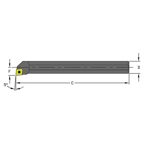 S08M SCLCL2 Steel Boring Bar - Americas Industrial Supply
