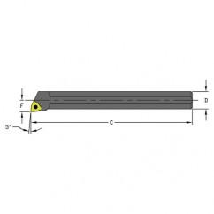 HM12Q SWLCR3 Heavy Metal Boring Bar w/Coolant - Americas Industrial Supply