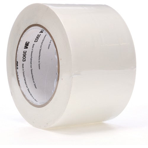 3M Vinyl Duct Tape 3903 White 3″ × 50 yd 6.5 mil 18 Roll/Case Individually Wrapped Conveniently Packaged - Americas Industrial Supply