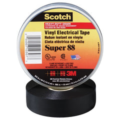 Scotch Vinyl Electrical Tape Super 88 1″ × 36 yd Black - Americas Industrial Supply