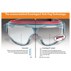 3M GoggleGear 500 Series GG501SGAF Clear Scotchgard Anti-fog lens - Americas Industrial Supply