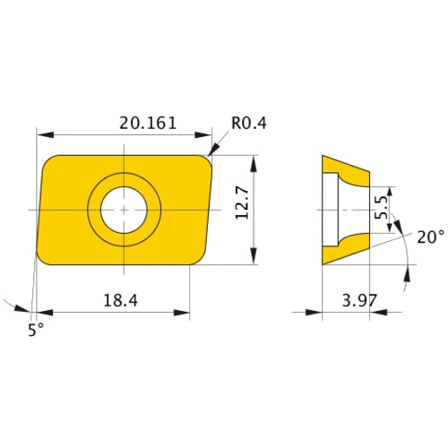 AEMW19T304ER UP20M INSERT