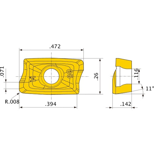 AOMT123602PEER-M VP15TF INSERT