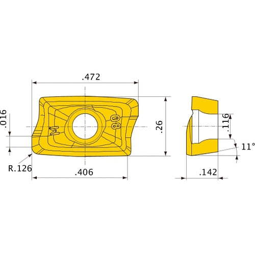 AOMT123632PEER-M MP6130 INSERT