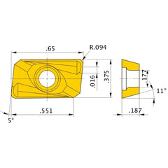 APMT1604PDER-H6 F7030 MILLG INSERT