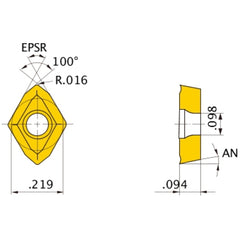 GPGT060204-U2 TF15 DRILLING INSERT