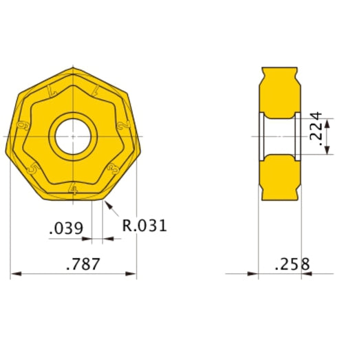 NNMU200608ZEN-HK VP15TF INSERT