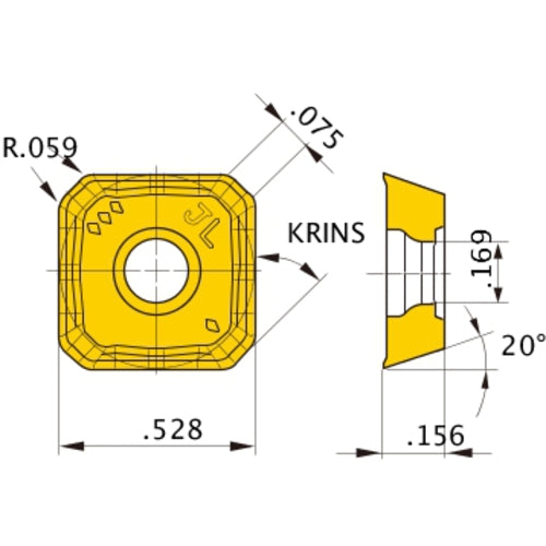 SEET13T3AGEN-JL VP15TF INSERT