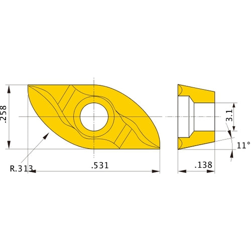 SRM210E-M MP9120 MILLING INSERT