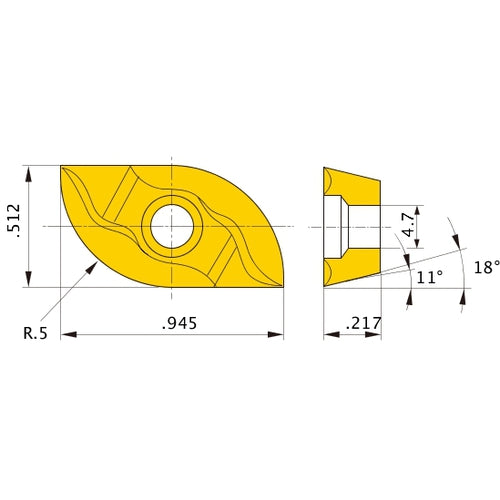 SRM216C-M MP6120 MILLING INSERT
