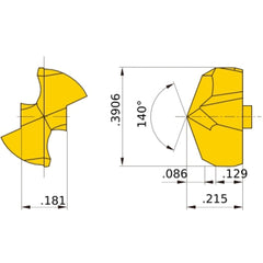 STAWK0025TG DP5010 DRILLING INSERT