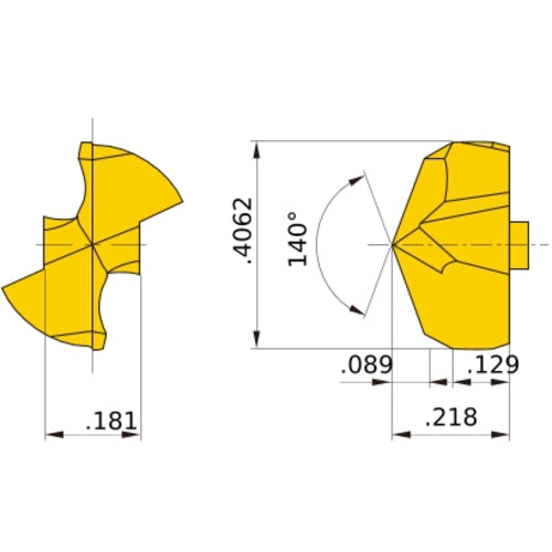 STAWK0026TG DP5010 DRILLING INSERT