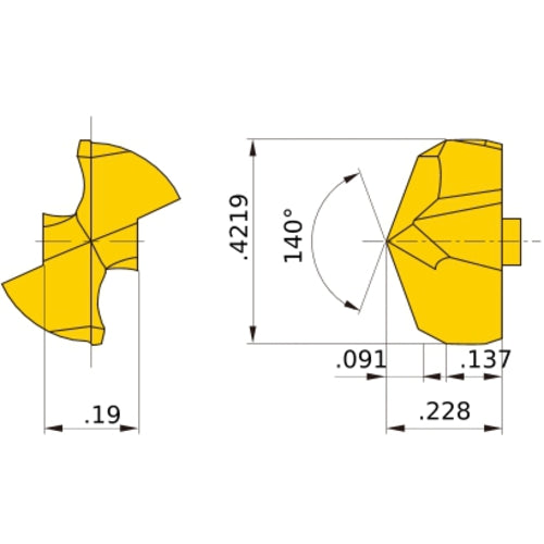STAWK0027TG DP5010 DRILLING INSERT