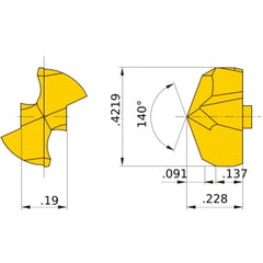 STAWK0027TG DP5010 DRILLING INSERT